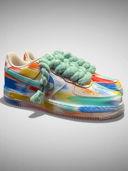 SNEAKERS NIKE AIR FORCE 1 "ROPE LACES COLOR" CUSTOM